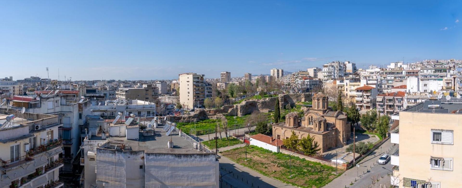 Kosmos Service Apartment Beautiful Studio 3 With Additional Cost Parking Thessalonique Extérieur photo
